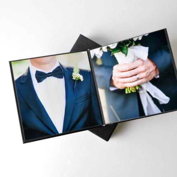 USB ADHESIVE ALBUM | 6x6" Assembled With Prints