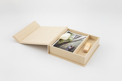 USB PRINT BOX | LINEN - ON SALE
