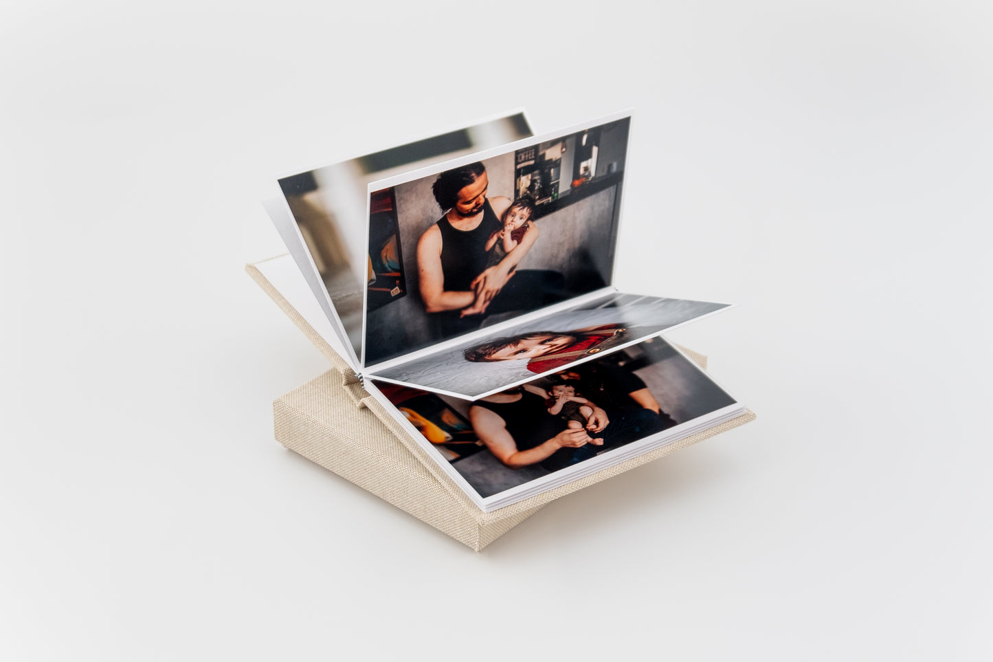 ADHESIVE BRAG BOOK | 5x3.5" | Assembled With Prints